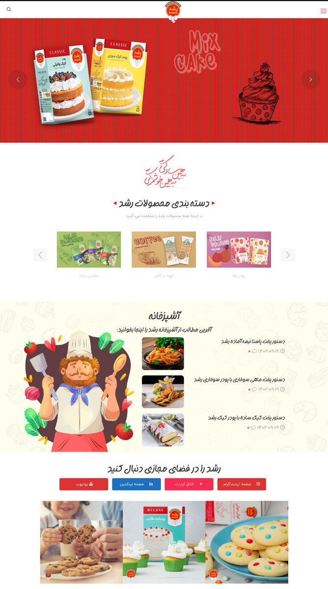 طراحی سایت رشد گروپ | سیلو
