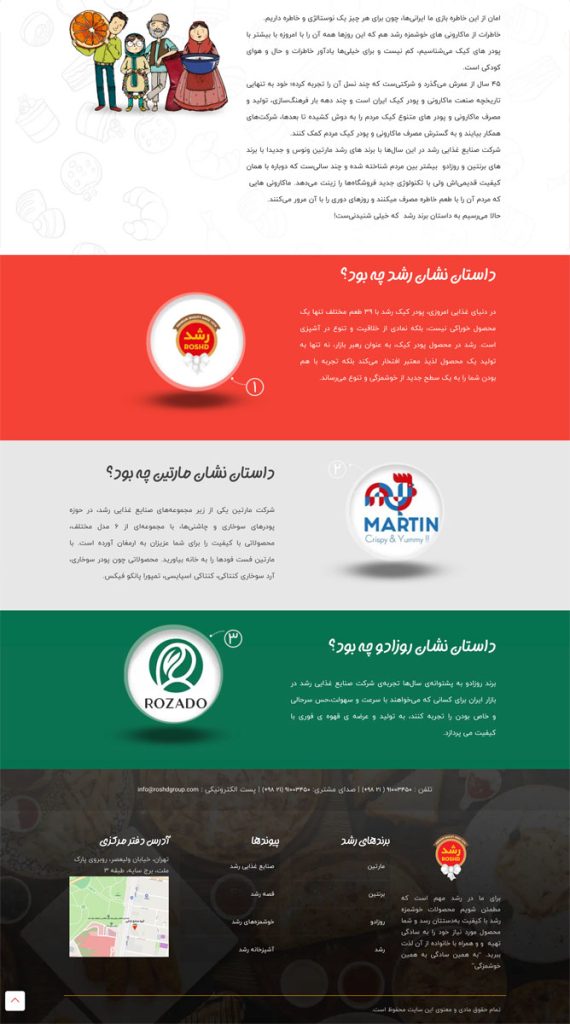 طراحی سایت رشد گروپ - صفحه خدمات ۲ | سیلو